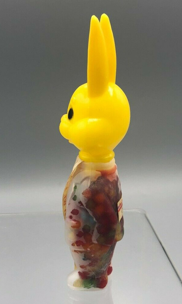 c 1980 E Rosen EASTER BUNNY Rabbit Vintage CANDY CONTAINER Rosbro RETRO