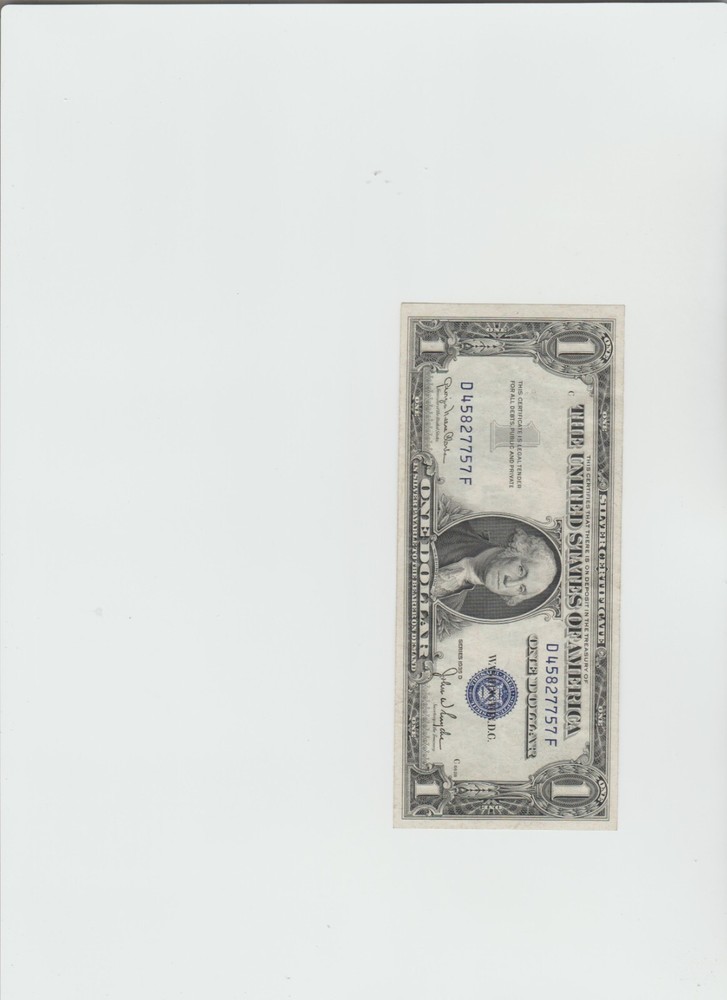 Lightly Circulated 1935-D Silver Certificate