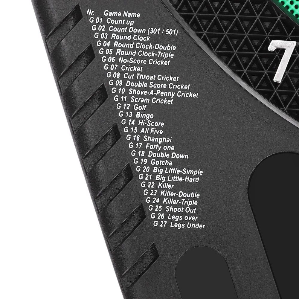 Electronic Dart Board with 27 Game Modes, LED Screens & Soft Tip Darts
