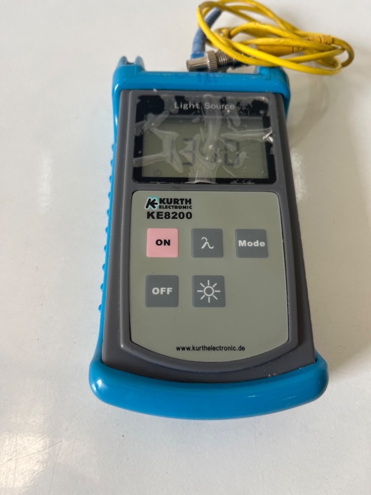 Kurth Electronic Single Mode Light Source KE8200 communications