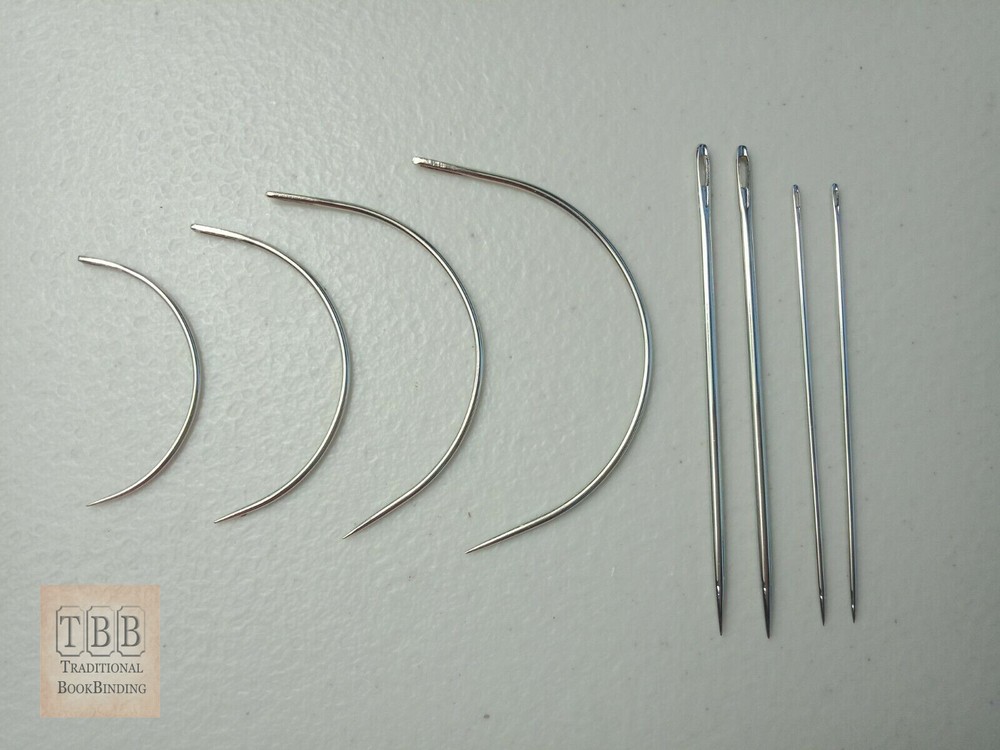 Professional bookbinding needle set- Sturdily made- Set of 8