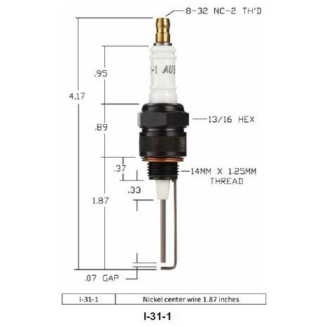I-31-1 Auburn Igniter (Spark Plug)