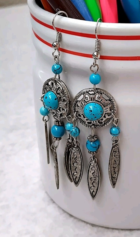 Vintage oriental earrings