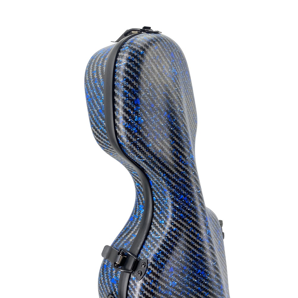 4/4 Violin Hard Case with Handle,Straps Lightweight Waterproof Blue