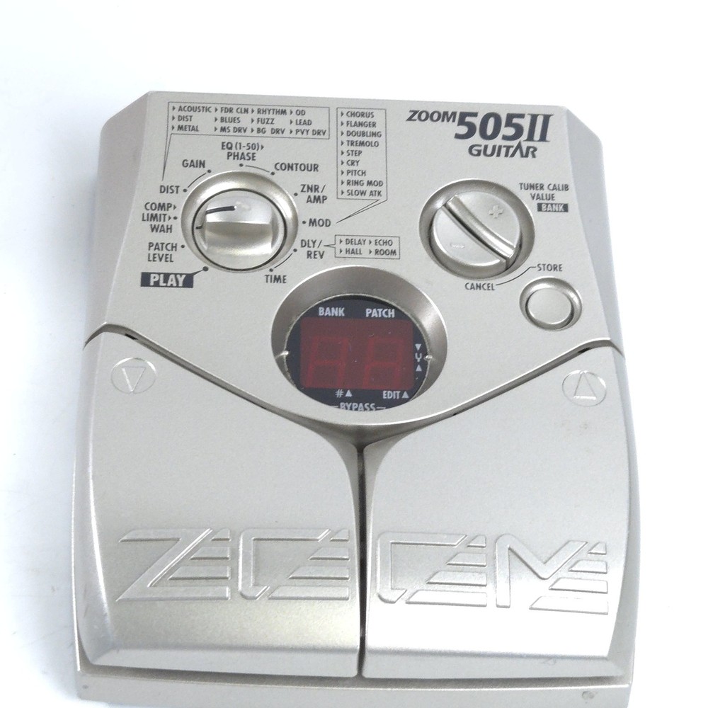 UNTESTED/AS IS/GOOD COSMETICALLY Zoom 505II Guitar Multi Effects Processor Pedal