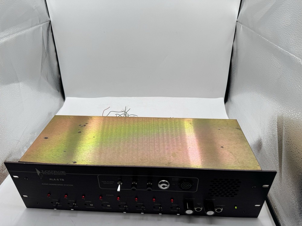 Louroe Electronics ALA-8TB Bi-Directional Audio - Two Way -8 Zone Powers/Unteste