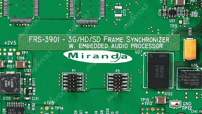 Miranda FRS-3901 3G/HD/SD Frame Synchronizer w/ Emb Audio Processor +3SRP 3RU