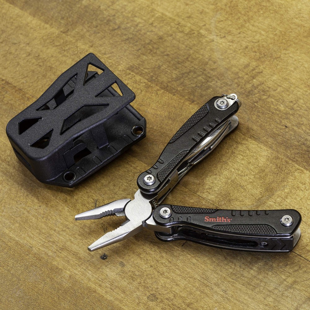 SMITH'S 51261 3IN 12-1 MULTITOOL AND HARD CASE BLACK