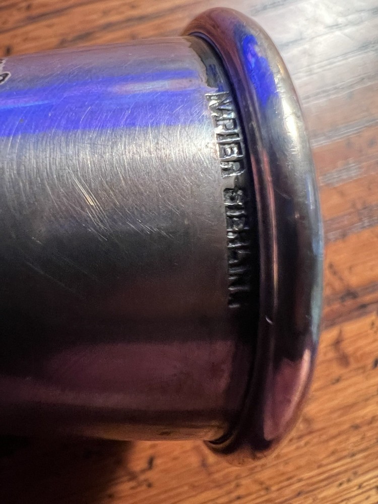 Napier Sterling Double Spirits jigger Measure