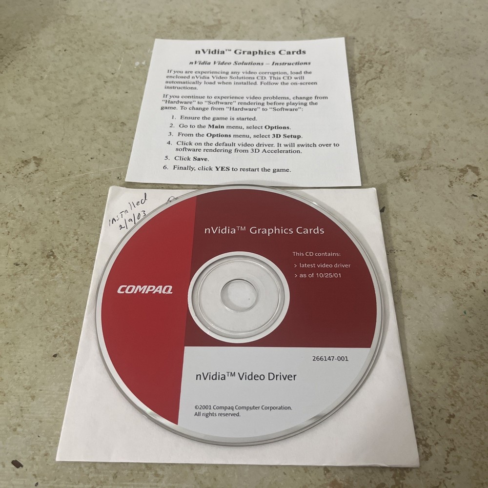 Compared Nvidia Graphics Cards Video Driver Software