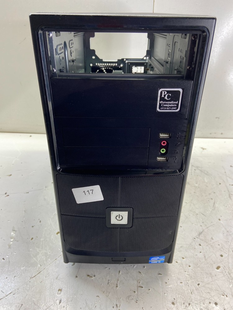 Retro Black mATX Case