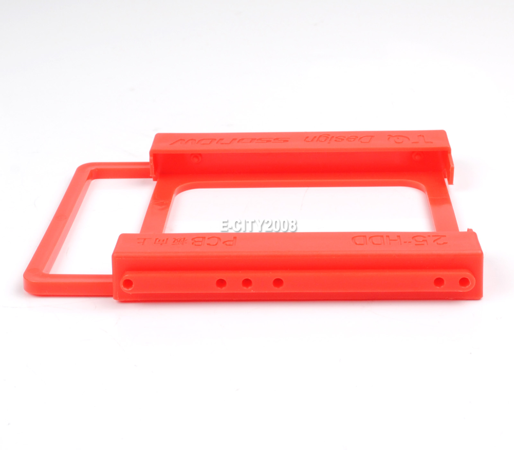 100Pcs 2.5" to 3.5" Adapter Bracket SSD HDD Notebook Mounting Tray Caddy Bay