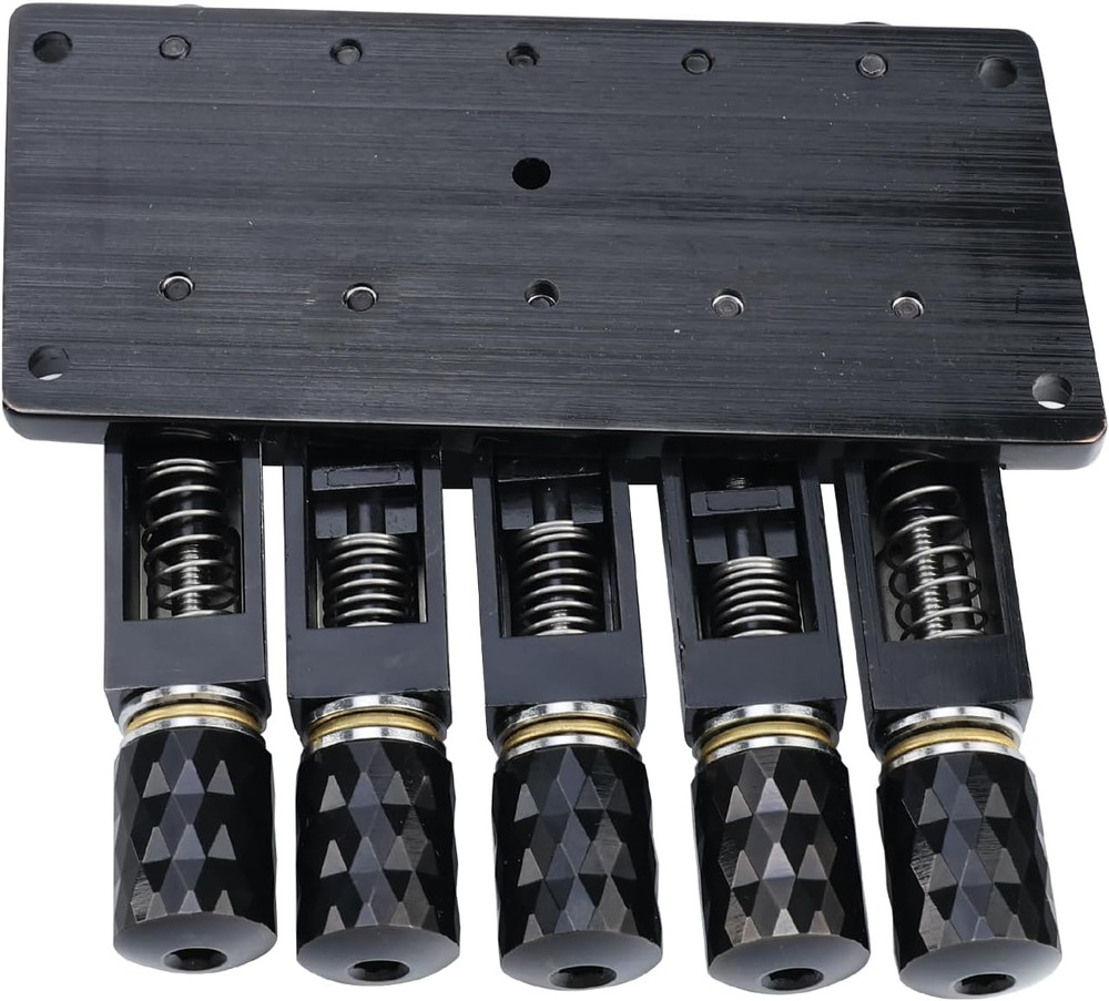 Headless 5 String Electric Bass Brass Bridge Single String Saddles