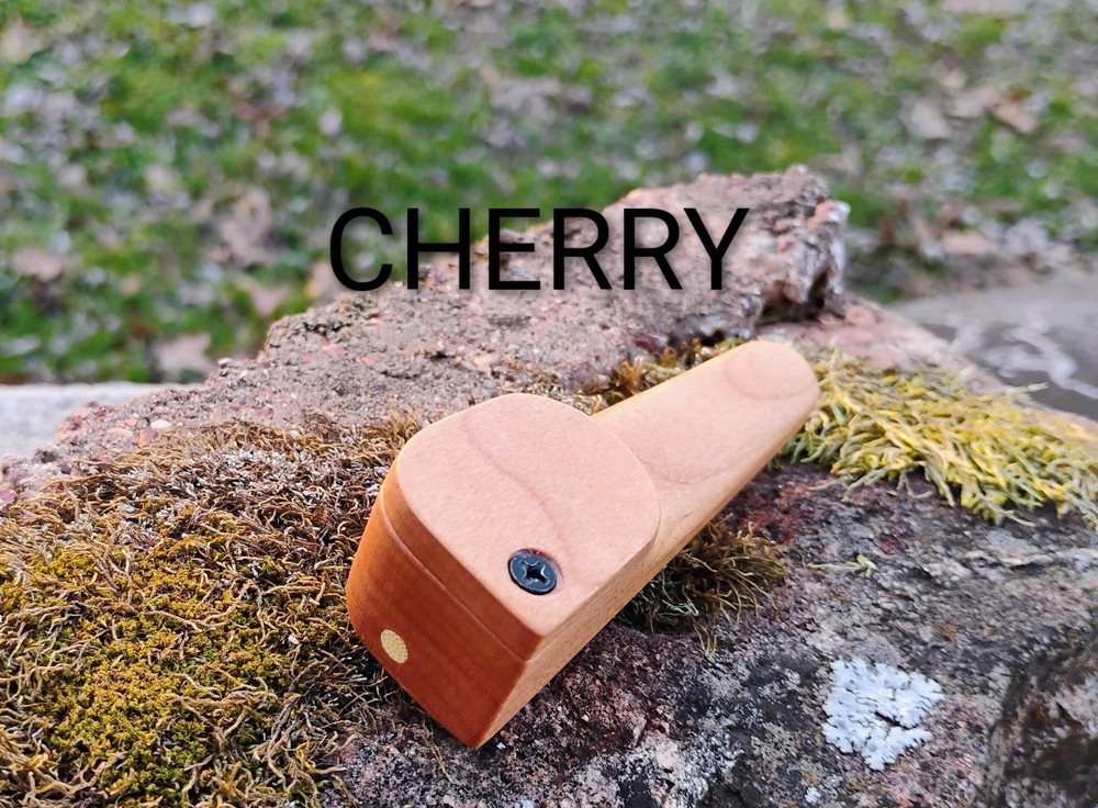 Handmade In USA Cherry Lidded Cone Slim Smoking Pipe