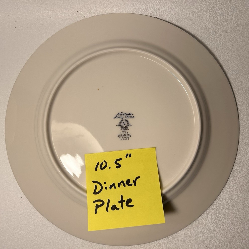 Noritake Ivory China "Heather" Pattern #7548 Dinnerware & Servingware YOU CHOOSE