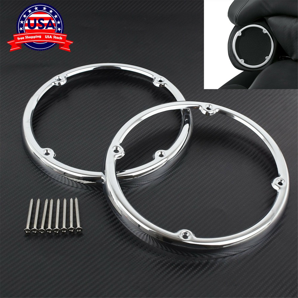 Tour Pack Speaker Trim For Harley Electra Glide Ultra Limited Tri Glide 14-2023