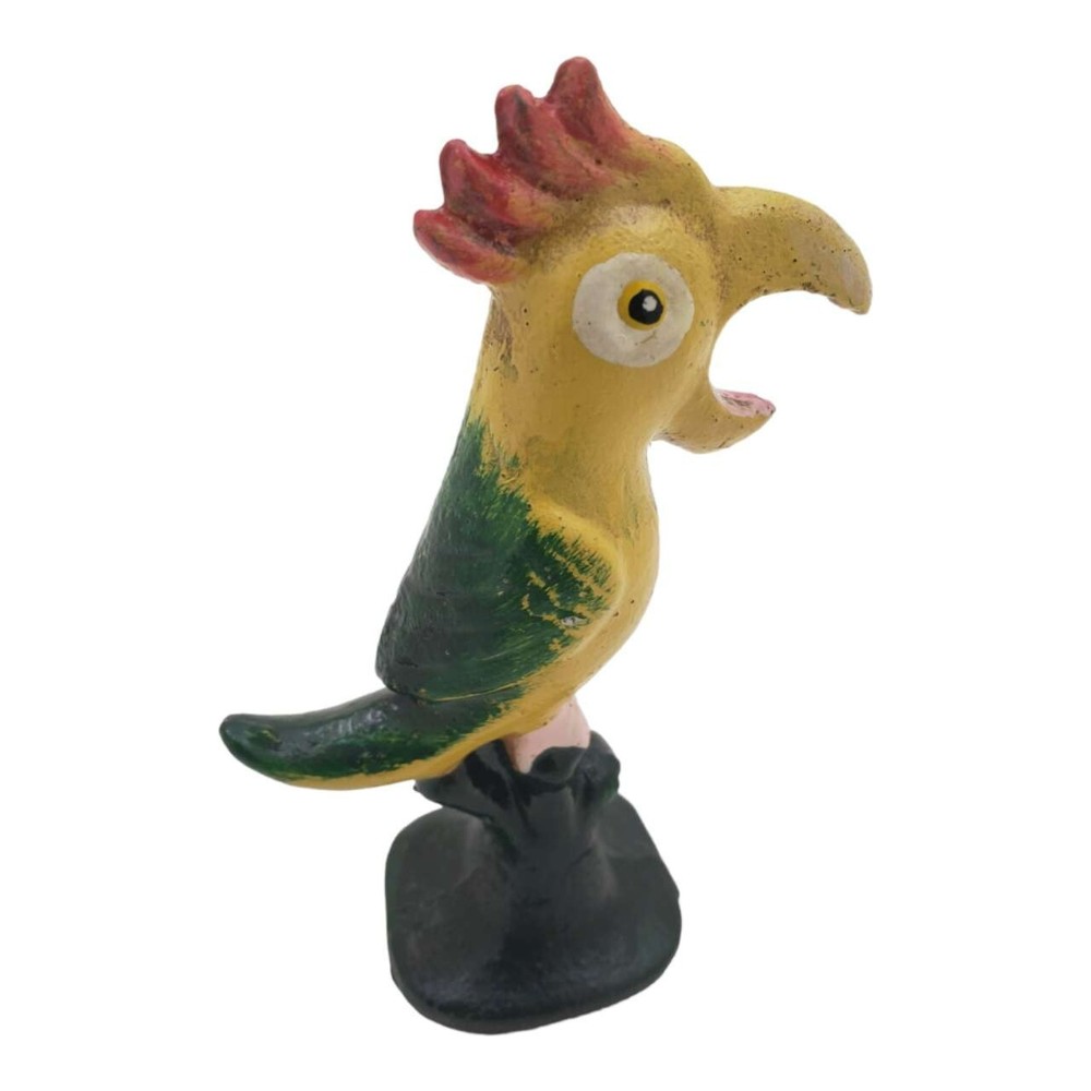 yellow Parrot Cast Iron Beer Bottle Opener