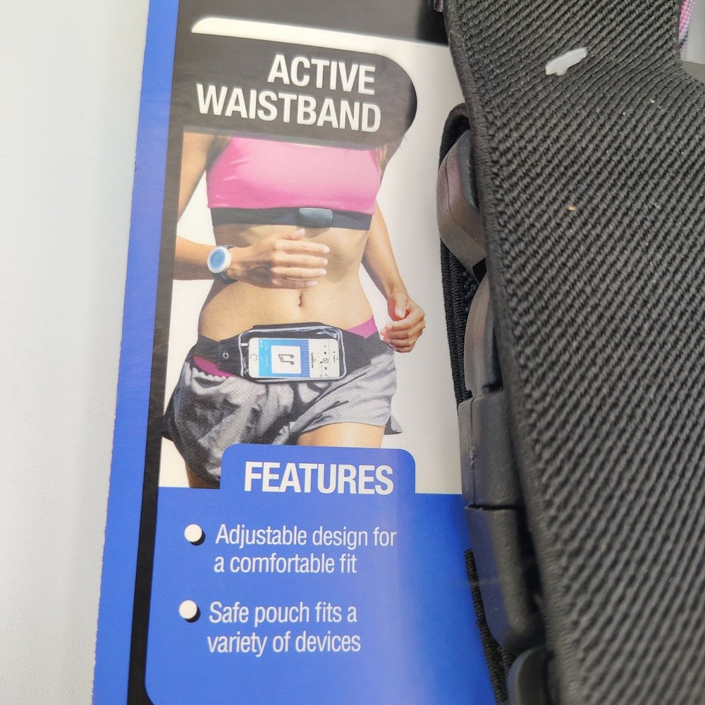 Active Waistband Phone Keys Holder Workout Exercise Adjustable Pro Strength