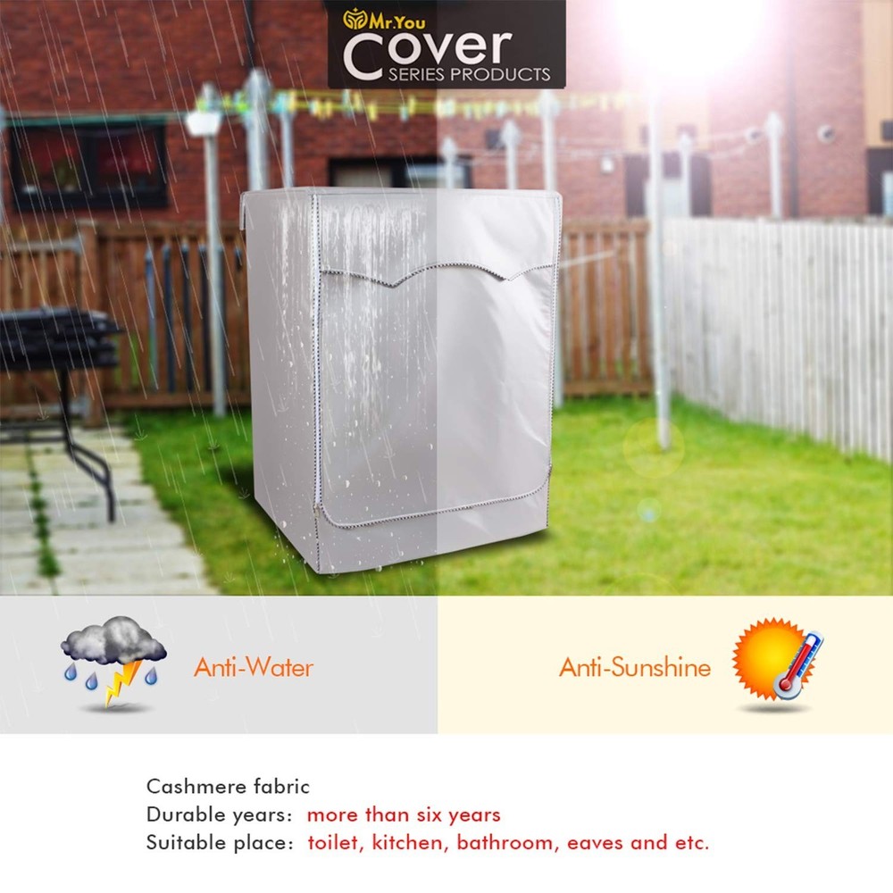 Washing Machine Cover Washer Cover Dryer Cover for Front-loading Machine Wate...
