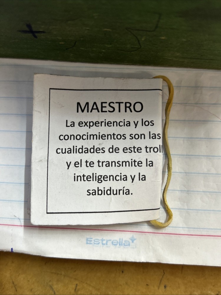 Trol Maestro (teacher) 7in