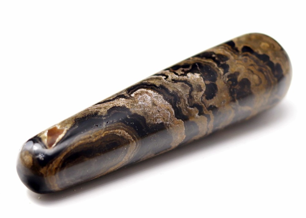 Polished Stromatolite Massage Wand (MSC610)