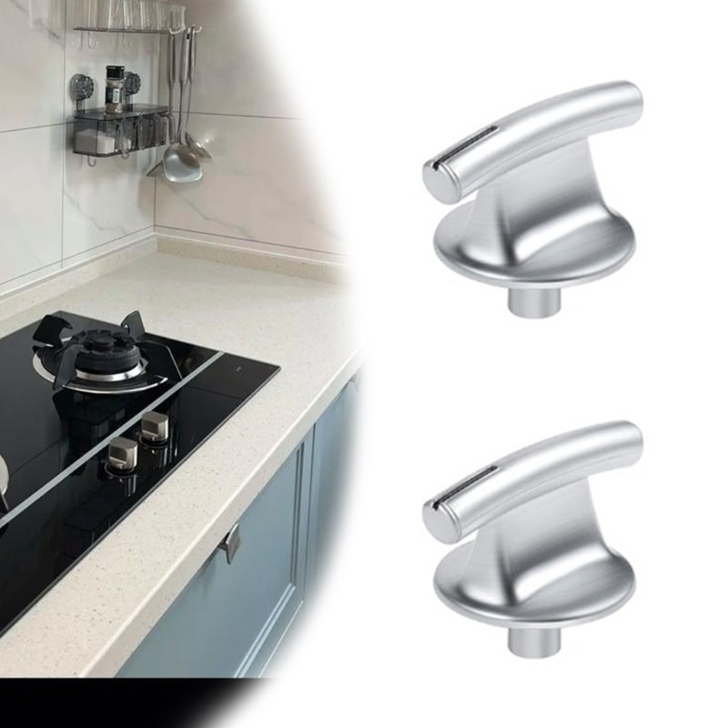 Pack of 5 Gas Stove Handle Replacement Plastic Construction Simple Attach