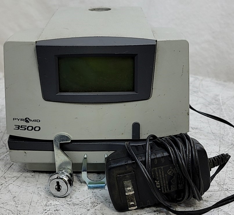 Pyramid 3500 Time Recording Equipment SEE NOTES