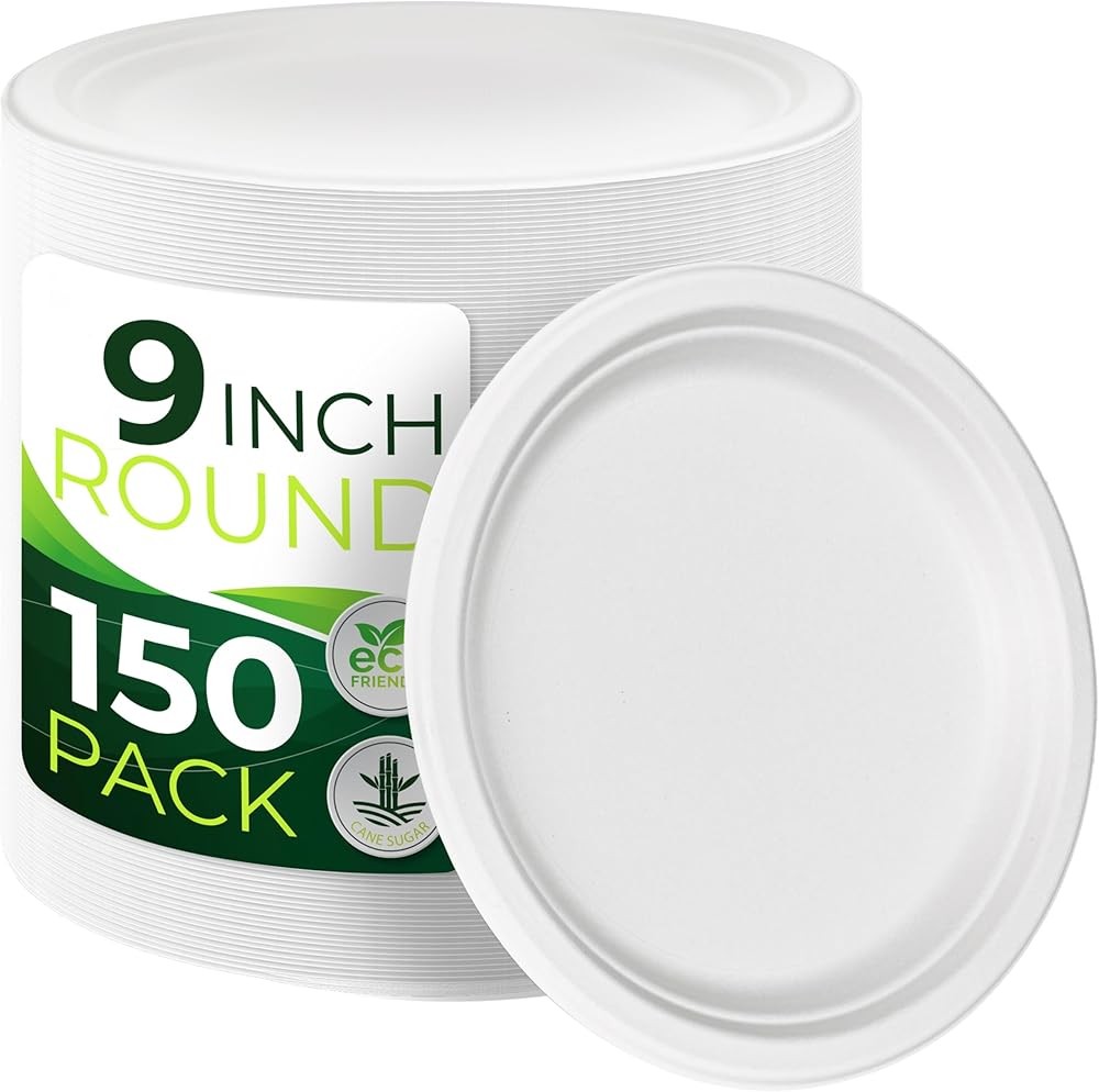 postable Paper Plates, Heavy Duty, Eco Friendly, Biodegradable