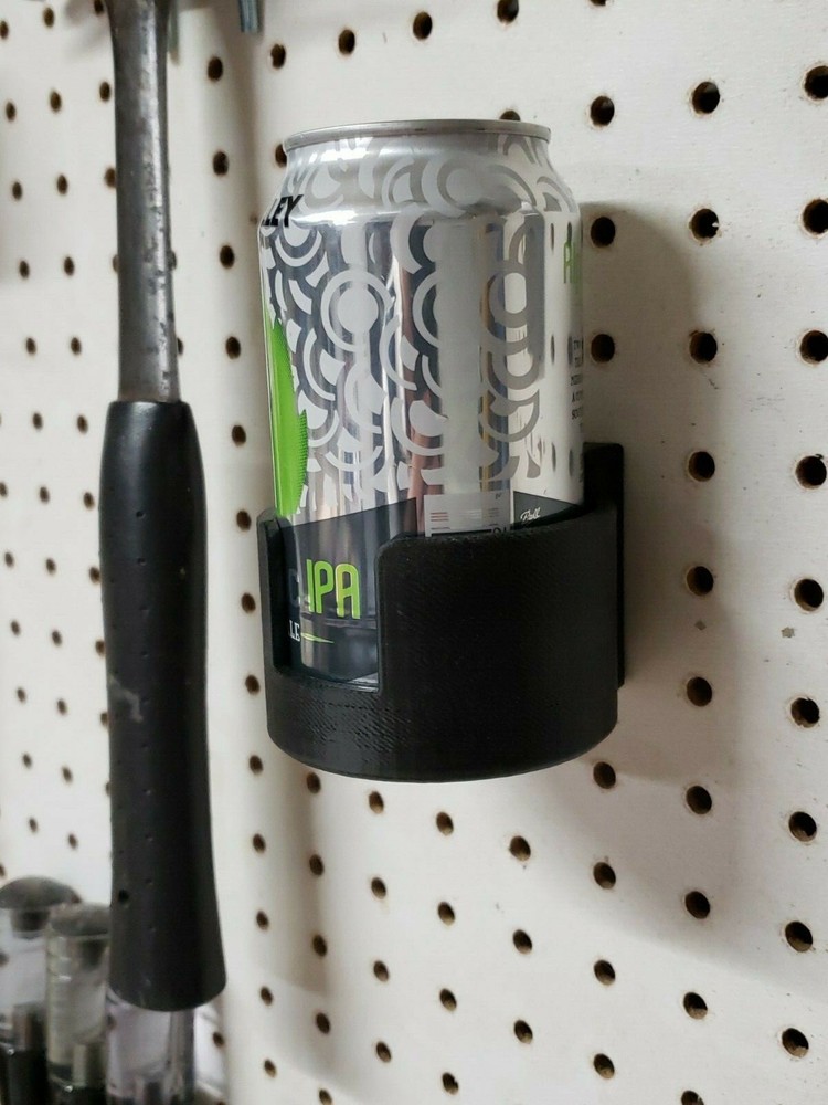Pegboard Mounted Beer Holder for the Garage or Workshop