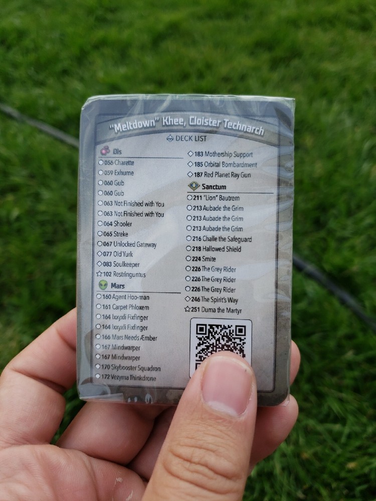 Keyforge Deck 70SAS. x3 Grey Rider, Restringuntus