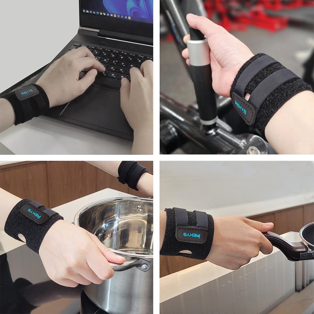 Closed-Loop Neoprene Wrist Wrap – Lightweight, Breathable Compression for Dai...