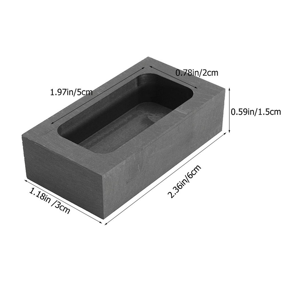 Graphite Mold Metal Casting Mold for Gold Silver Copper Ingot Refining