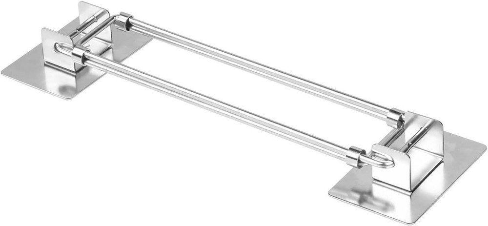 2 PACK RV Shower Corner Storage Bar-Adjustable Stainless Steel Rod for Camper