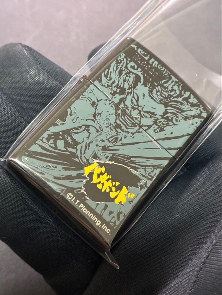 Zippo Vagabond Limited Edition Black One Sided Processing Lighter Regular Japan