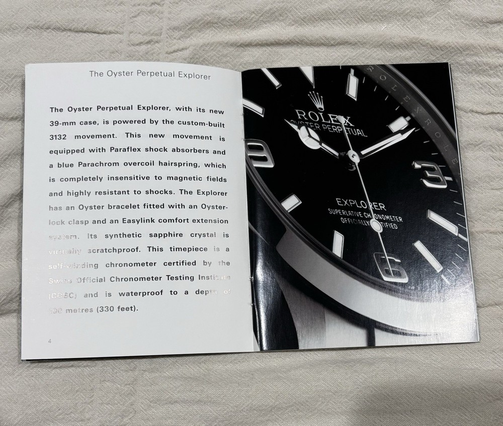 Rolex Explorer Manual 214270 English