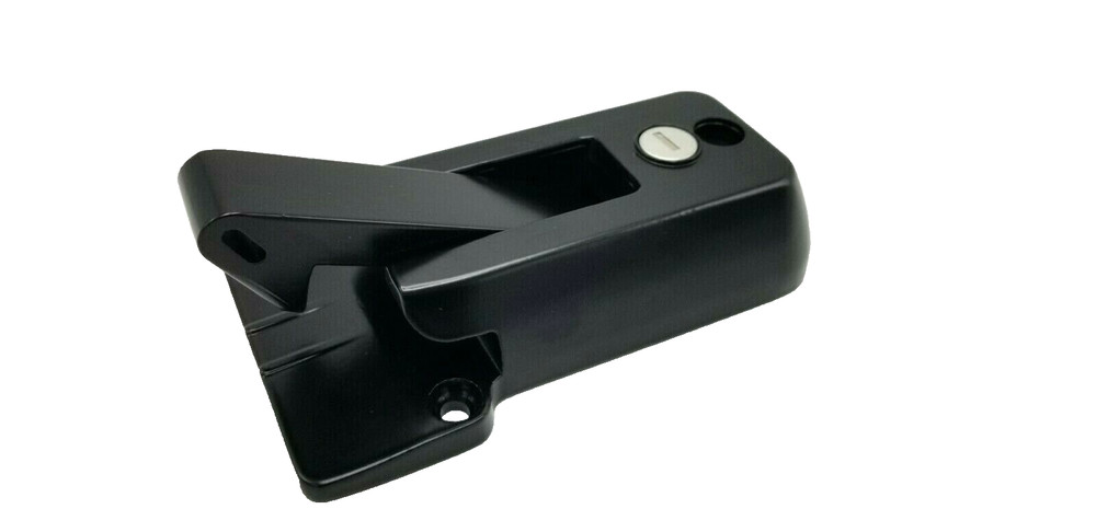 2- KEYED ALIKE Black Locking Cargo Trailer Cambar Door Latch Vise Lock Cam Bar