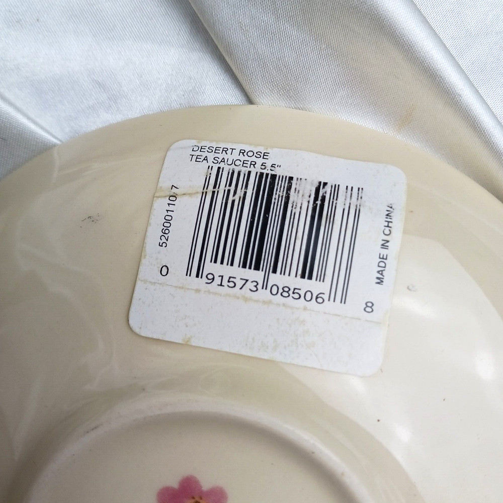FRANCISCAN DESERT ROSE 5 PIECE DINNER SET
