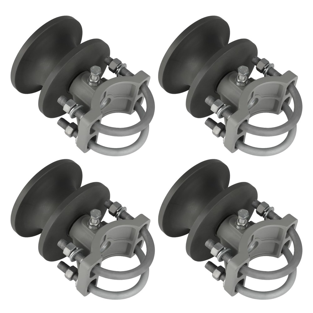 Wmebee 4 Pack Nylon Cantilever Roller, Sliding Gate Roller, 4"