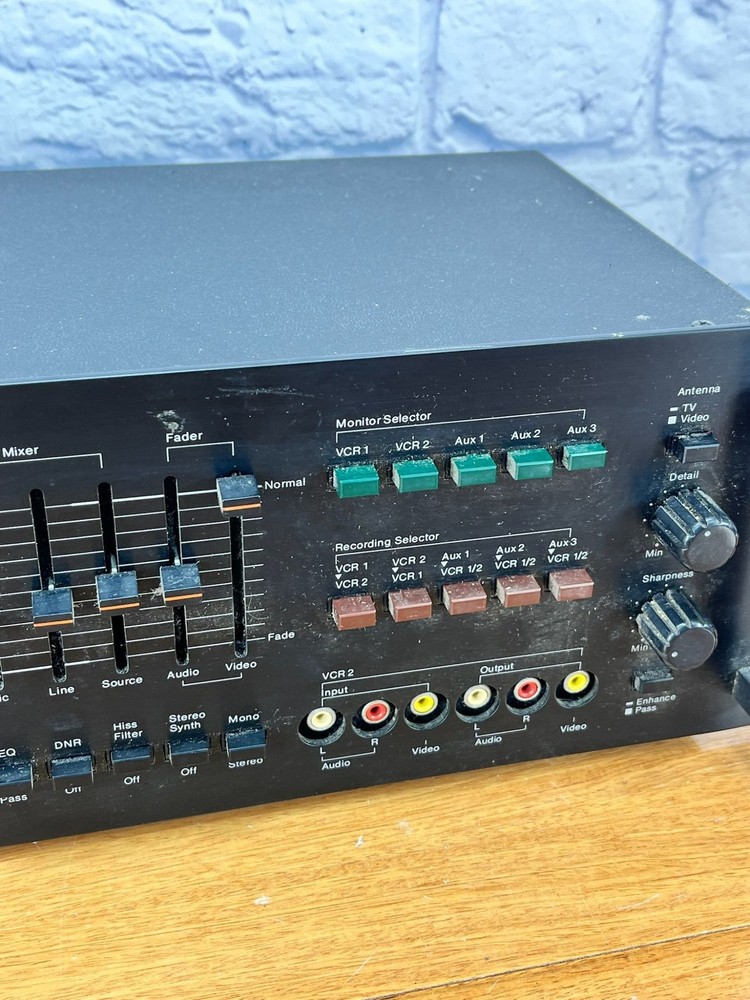 Vintage Rare Audiosource AV-ONE Audio/Video Selector And Processor Equalizer