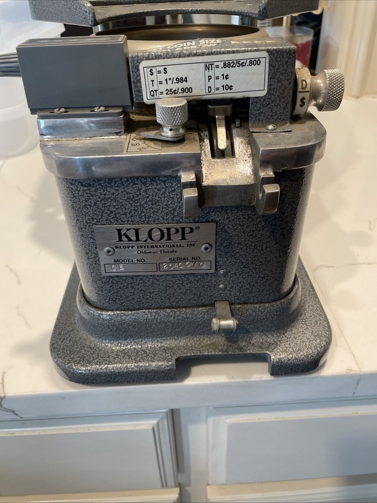 Klopp Coin Counter, Electric, Model CE,