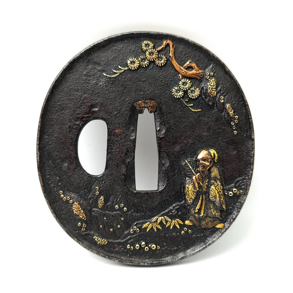 A fine (ko-) Nara school Tsuba