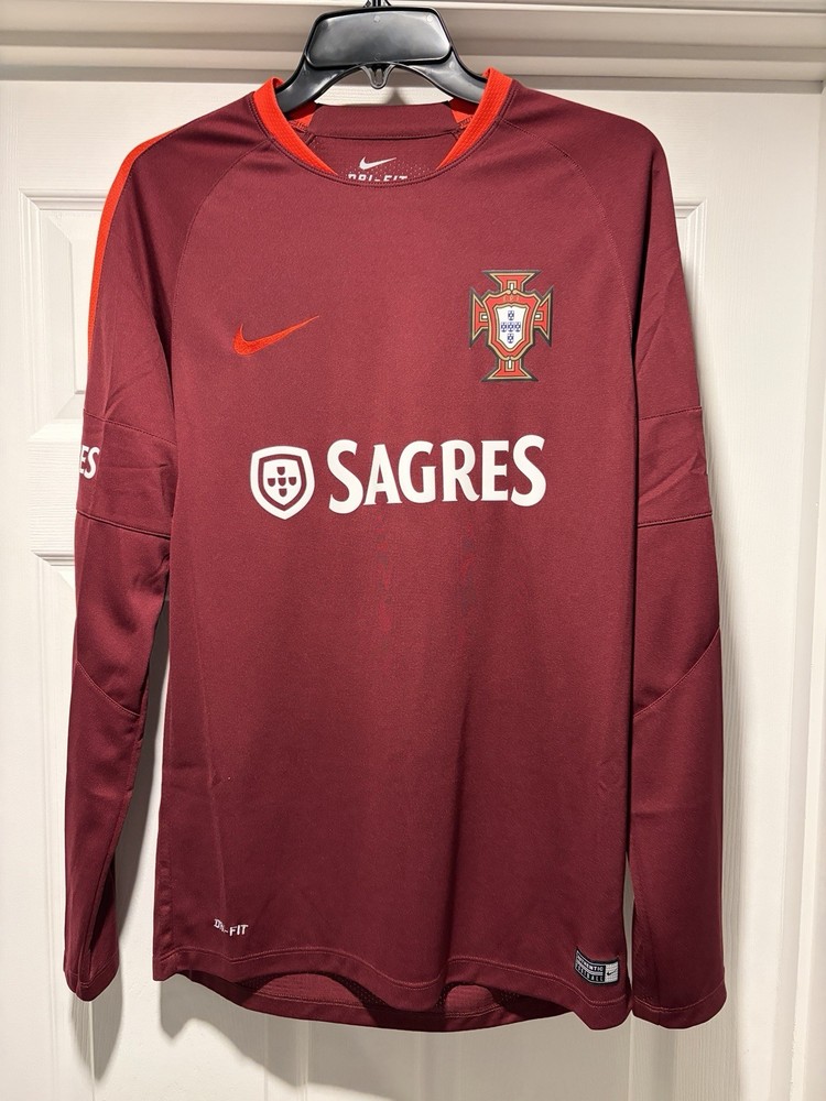 Portugal Euro 2016 Long Sleeve Training  Top, size MEDIUM