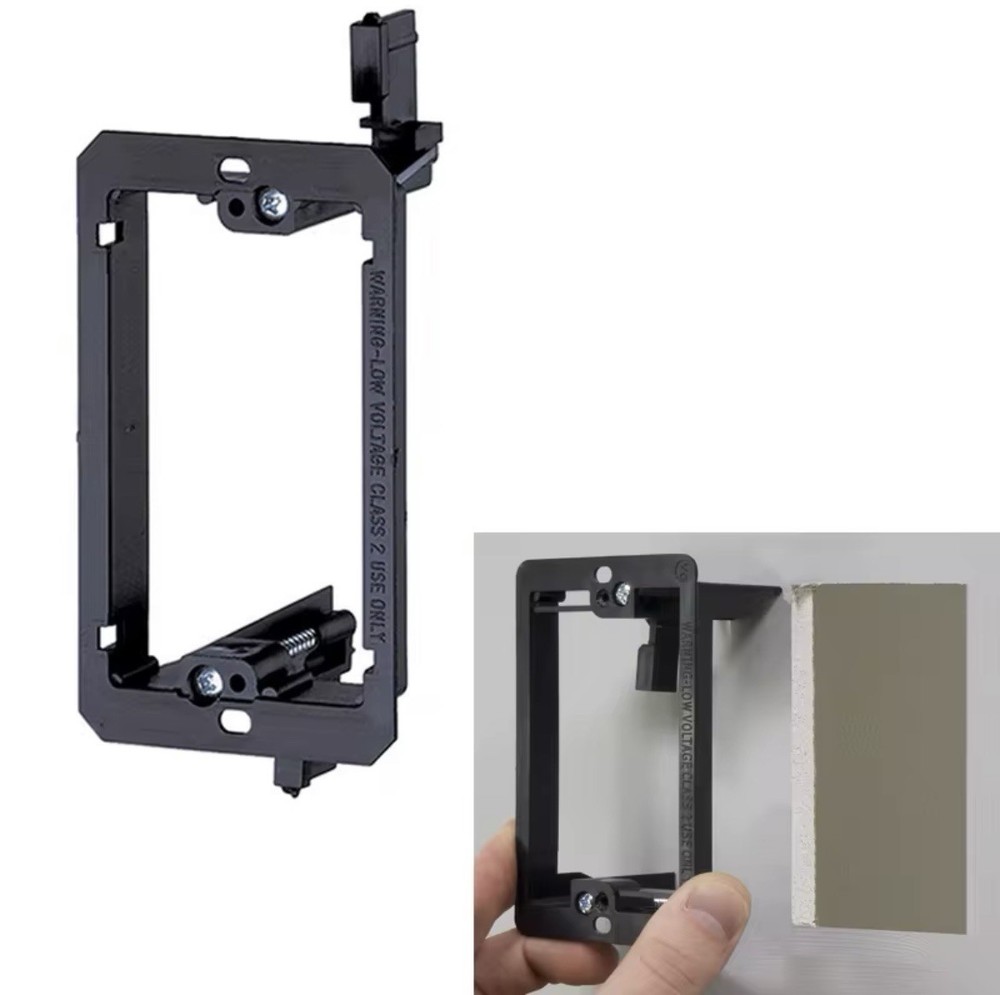 Low Voltage Mounting Bracket, Low Profile, Single - 1-Gang