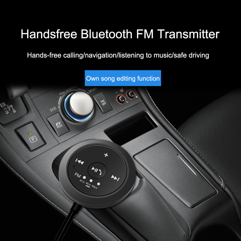 Bluetooth Wireless Receiver FM Transmitter USB Plug Adapter For Car Stereo Audio