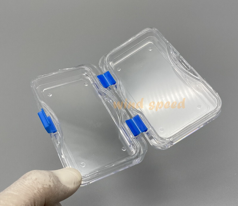 Acrylic Hinged Display Box Storage Plastic Jewelry Membrane Case Retainer Boxes