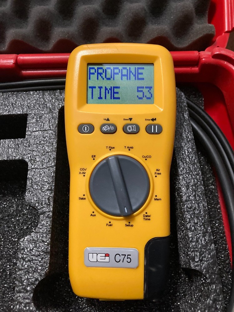 UEI C75 Combustion Analyzer - New and Unused