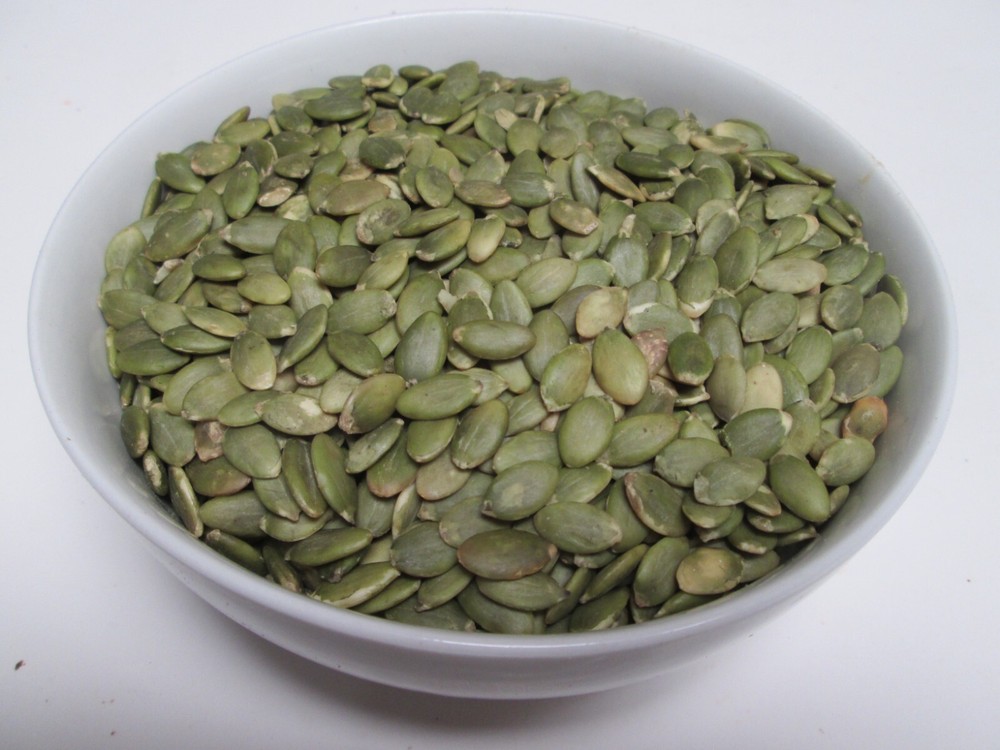 Organic Raw Shelled pumpkin Seeds, 5 lbs-greenbulk