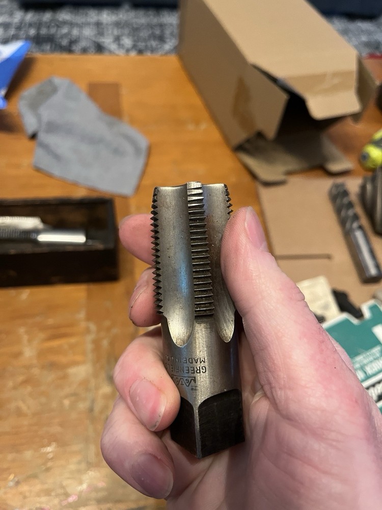 NPT Pipe Taps Greenfield 5 Sizes