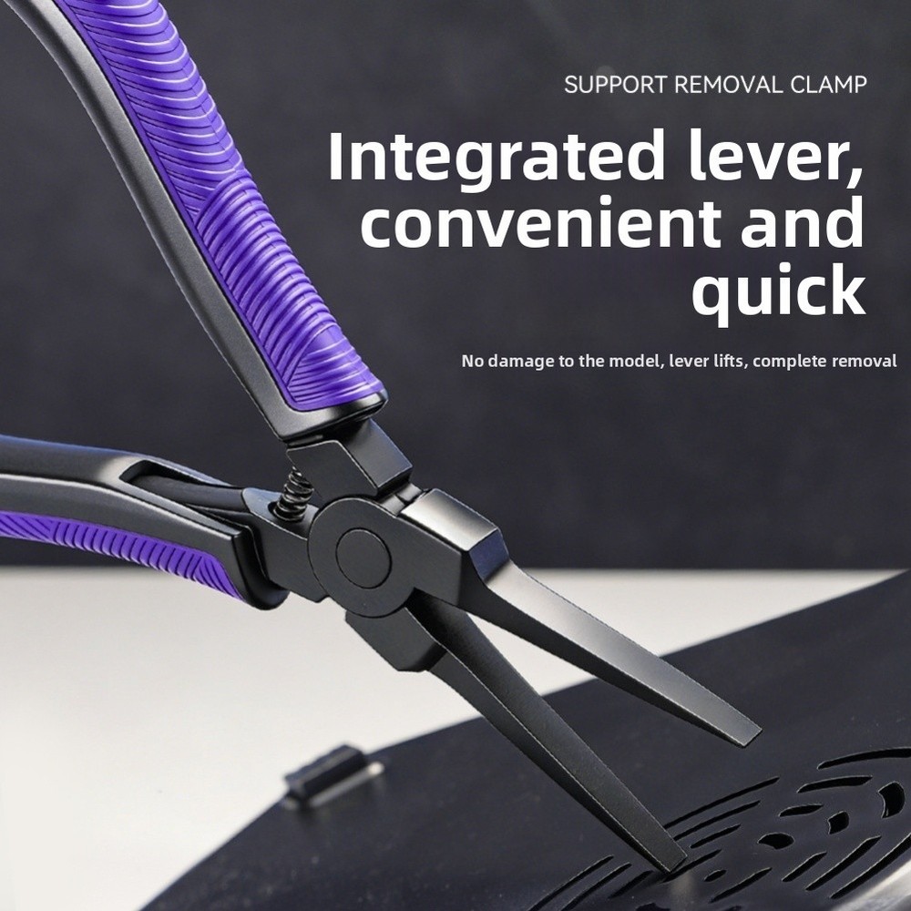 Precision 3D Print Support Pliers with Flat Head Design for Smooth Cuts