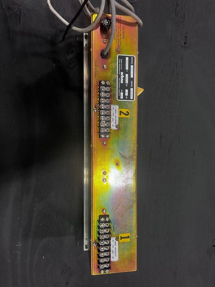 Orban Stereo Parametric Equalizer 622b Blue Face